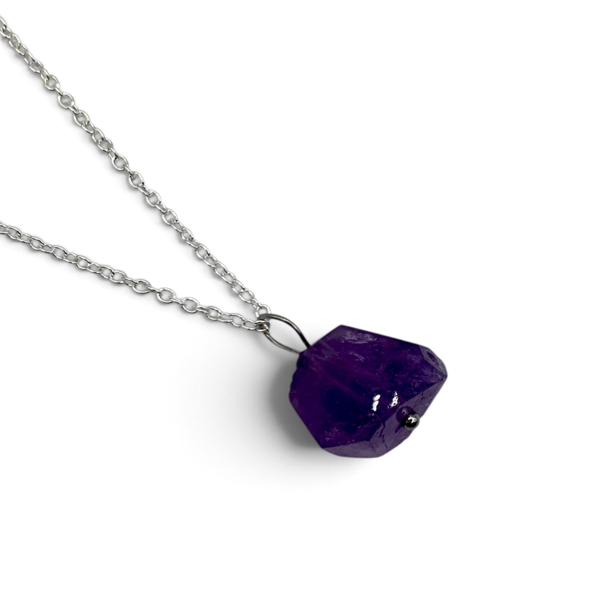 Necklace - Amethyst Faceted $30
